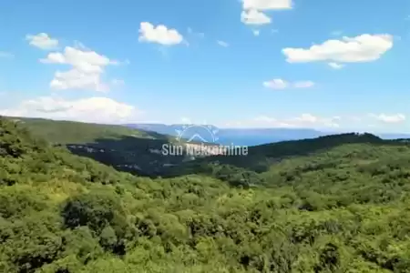 LABIN, ISTRA, JEDNOSOBAN STAN SA PREDIVNIM POGLEDOM NA MORE