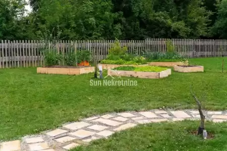 ALBONA, ISTRIA, MODERNA VILLA SOLA CON GIARDINO 10.000 M2