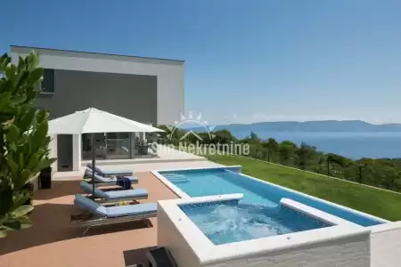 LABIN, RABAC, ISTRIA, LUXURY VILLA NEAR THE SEA