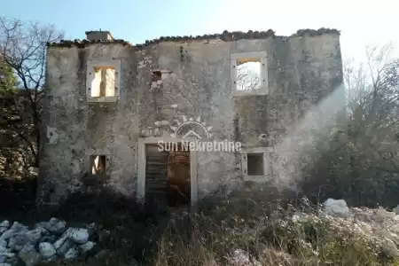 SKITAČA, ISTRIA, CASA IN PIETRA CON VISTA MARE