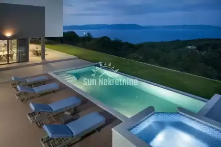 LABIN, RABAC, ISTRIA, LUXURY VILLA NEAR THE SEA