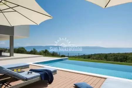 LABIN, RABAC, ISTRIA, LUXURY VILLA NEAR THE SEA