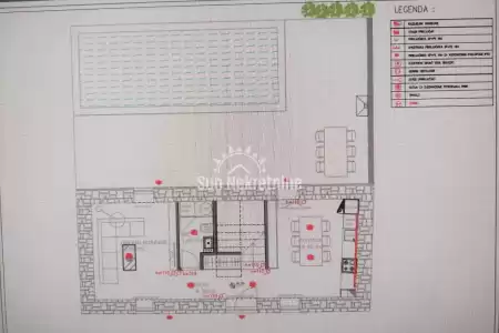 KRŠAN, ISTRIEN, ISTRISCHES STEINHAUS MIT IDEALEM PROJEKT