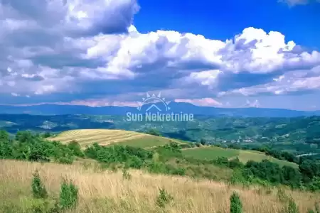 KRŠAN, ISTRIA, MODERN NEW BUILDING WITH A LARGE YARD