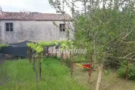 LABIN, ISTRIA, STONE HOUSE FOR RECONSTRUCTION IN THE SURROUNDINGS WITH A PROPERTY OF 20,000 M2