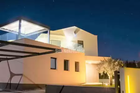 LABIN, VIŠKOVIĆI, ISTRIA, NEW BUILDING, EXCLUSIVE VILLA WITH OPEN SEA VIEW