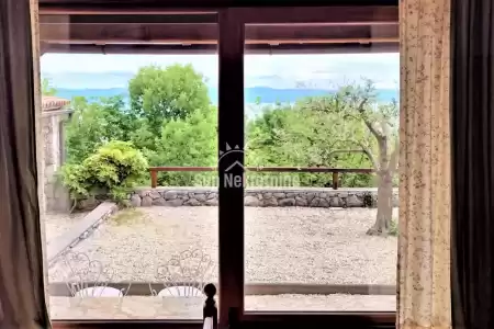 MOŠĆENIČKA DRAGA, FANTASTICA VILLA IN PIETRA CON VISTA MARE PANORAMICA