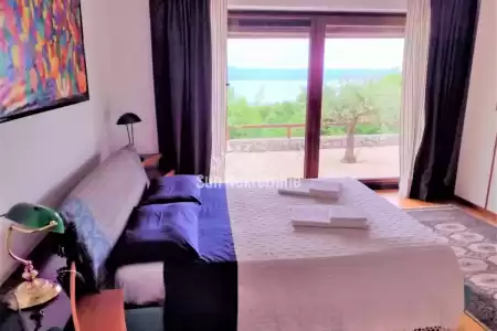 MOŠĆENIČKA DRAGA, FANTASTICA VILLA IN PIETRA CON VISTA MARE PANORAMICA