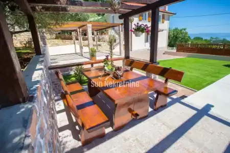 OPATIJA RIVIERA, BEAUTIFUL RUSTIC HOUSE WITH PANORAMIC SEA VIEW