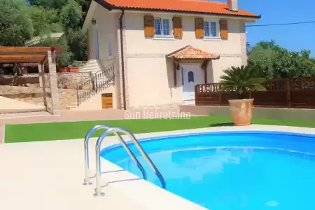 OPATIJA RIVIERA, SCHÖNES RUSTIKALES HAUS MIT PANORAMABLICK AUF DAS MEER