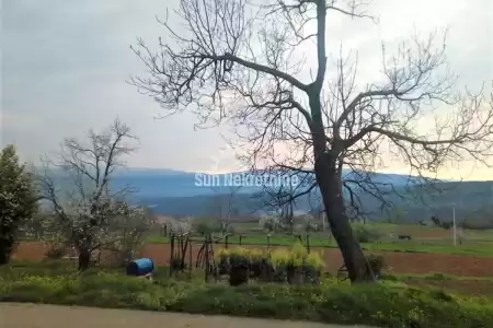 SVETA KATARINA, PIĆAN, ISTRIA, CASA CON PROPRIETA' RURALE E VISTA PANORAMICA