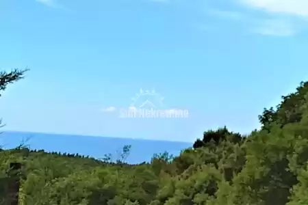 VIŠKOVIĆI, ISTRIA, BUILDING LAND WITH SEA VIEW, 55 EUR / M2